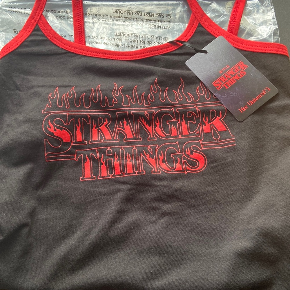Brand New Stranger Things girls tank top